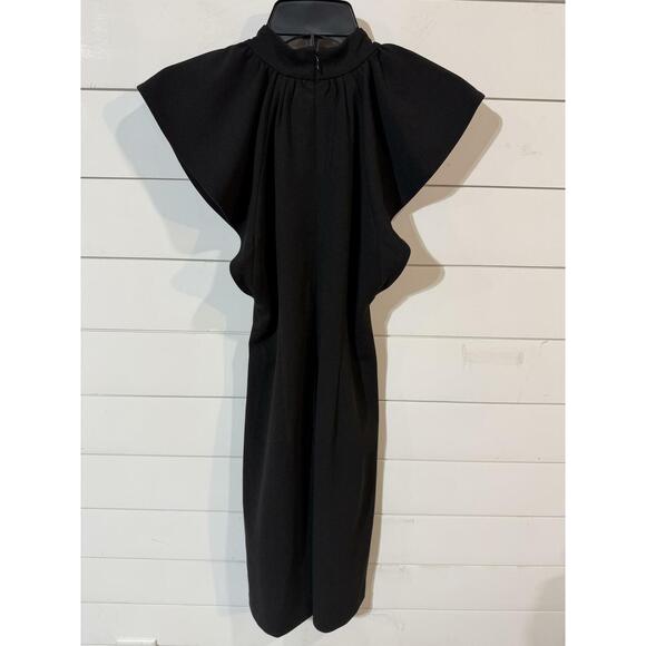 Calvin Klein Women's Black Party Mini Shift Dress 4 NWT - Picture 4 of 6